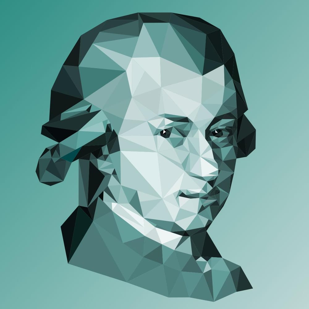 Low Poly Portraits of Classical Composers - image 1 - student project