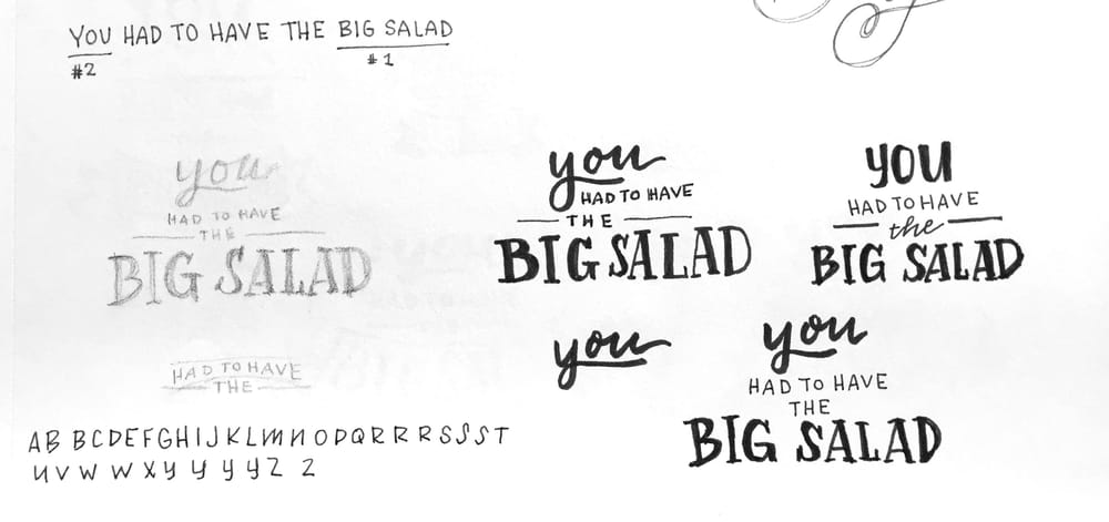 "You had to have the BIG SALAD!" - image 1 - student project