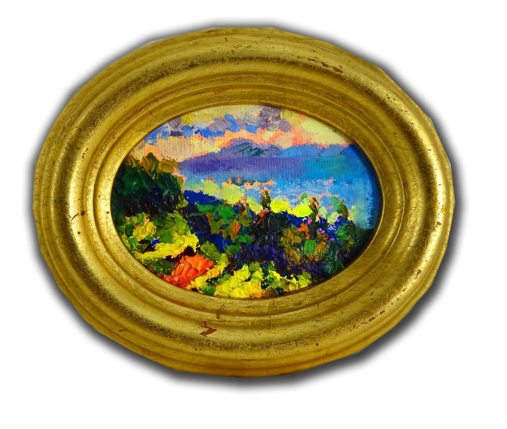 Abstract Landscape with vineyards - image 1 - student project