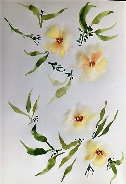 First try on flowers with touching technique - image 1 - student project