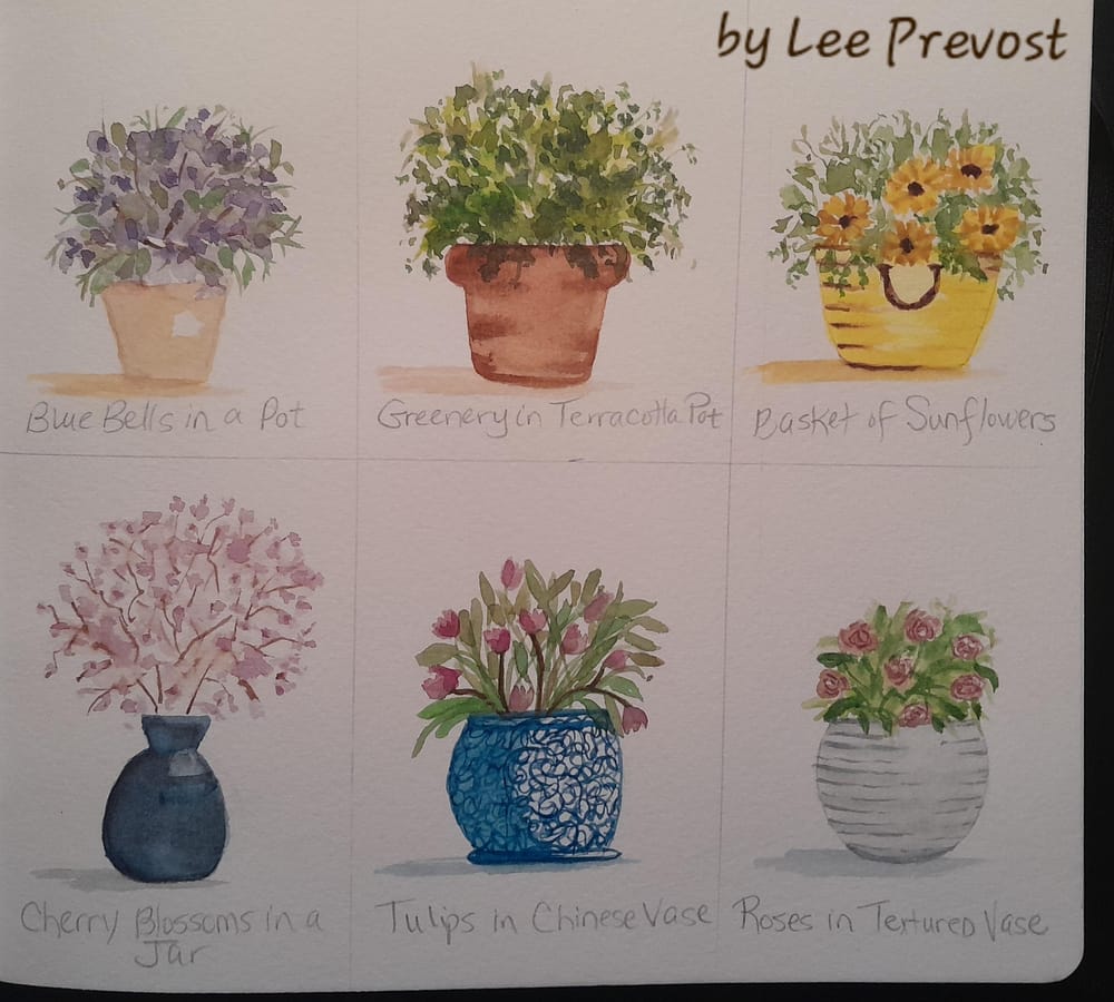 Mini Loose Florals in Watercolor with Jenny Flores Art - image 1 - student project