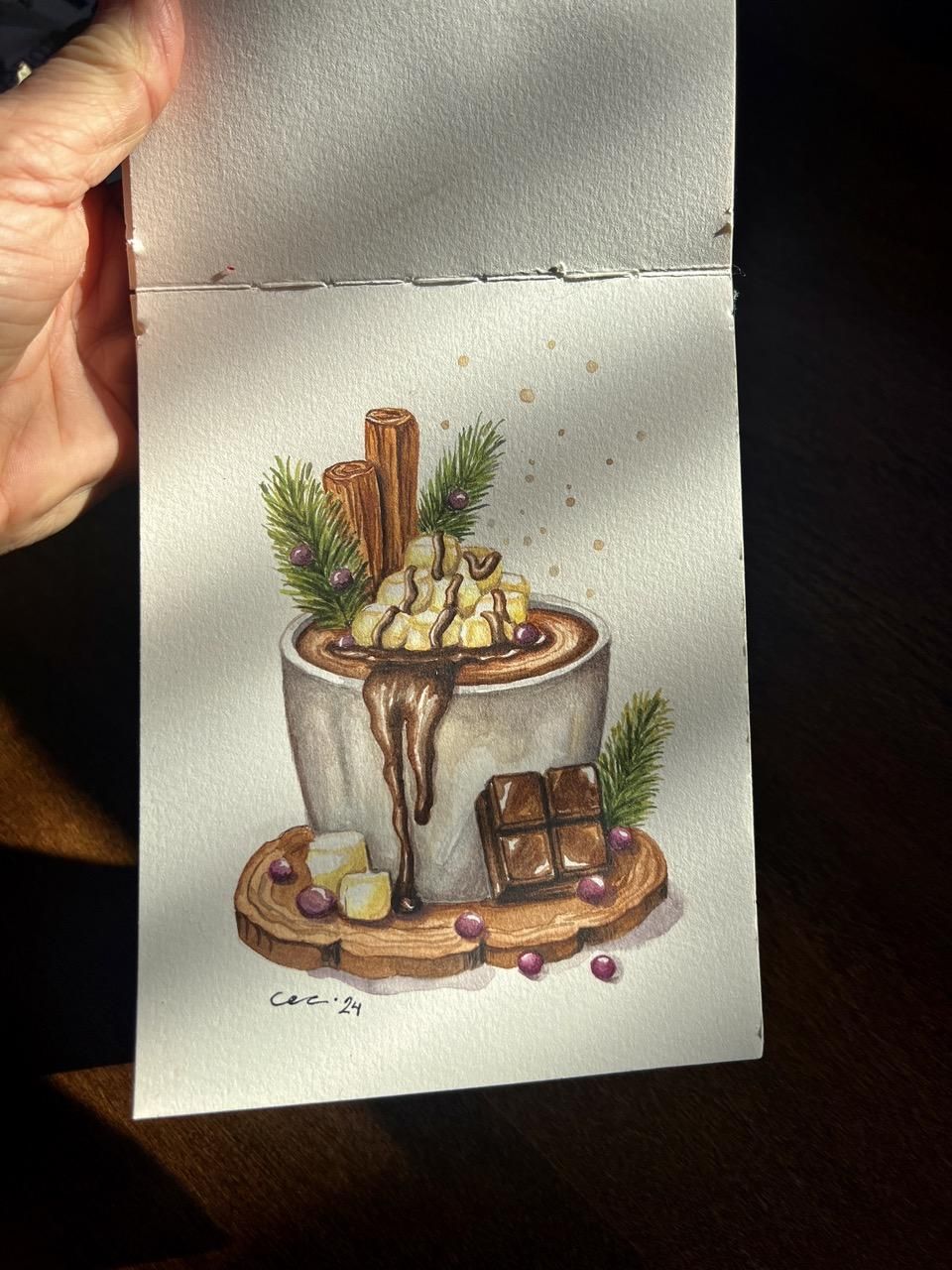 deliciosa taza de chocolate - image 1 - student project
