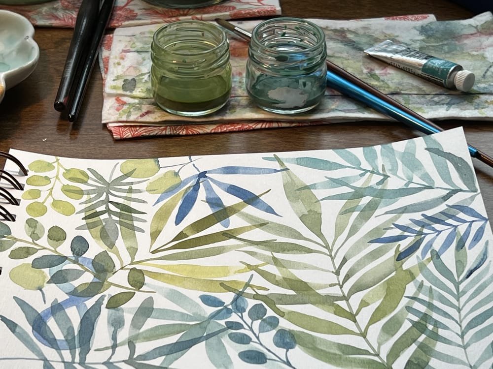 palm tree and leaves - image 1 - student project
