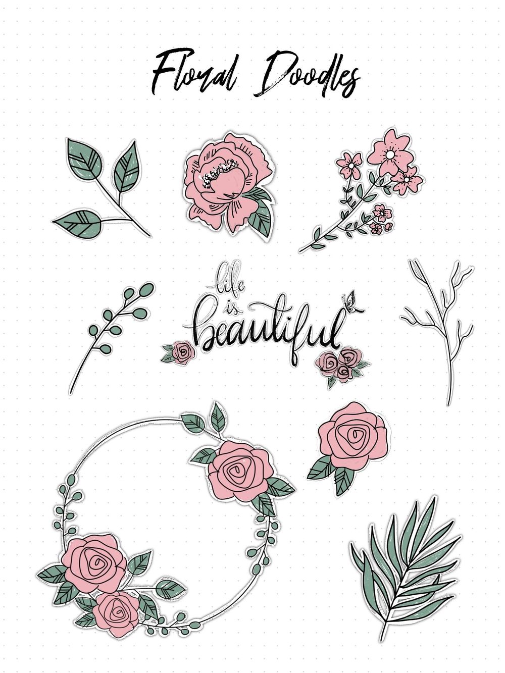 Floral Doodles - image 1 - student project