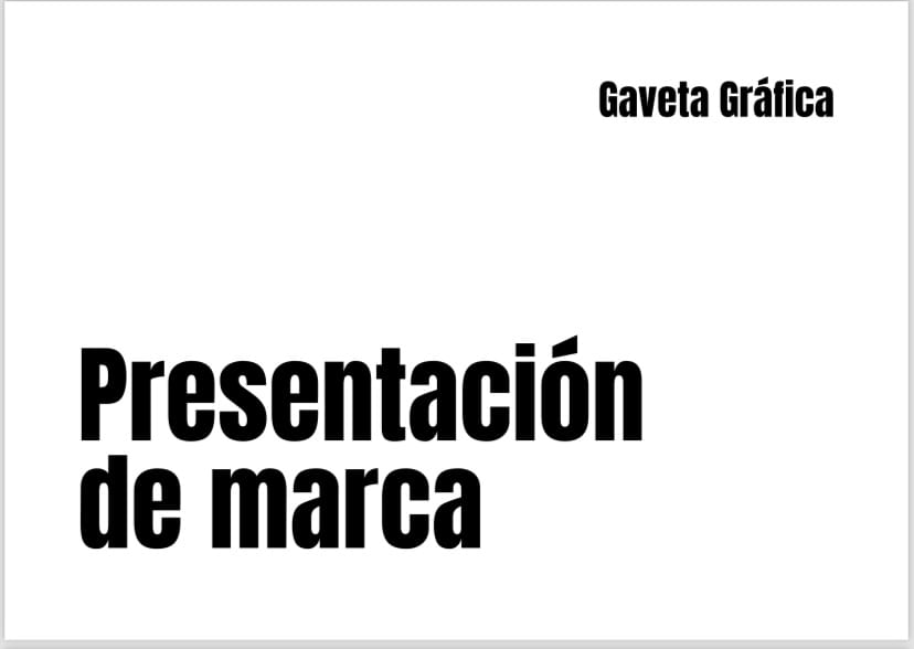 Presentación de marca - image 1 - student project