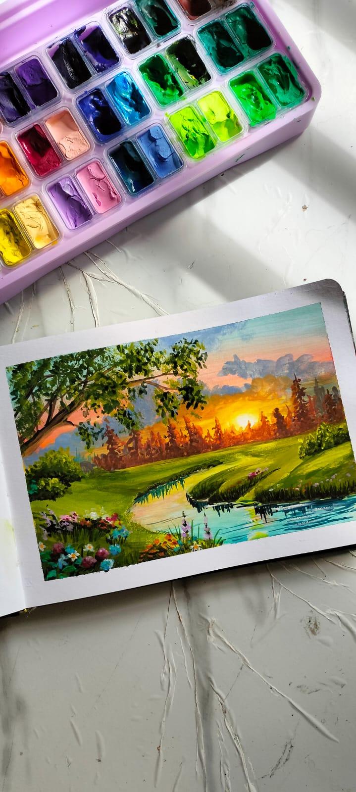 AI Generated Images and a painting using this reference - image 1 - student project