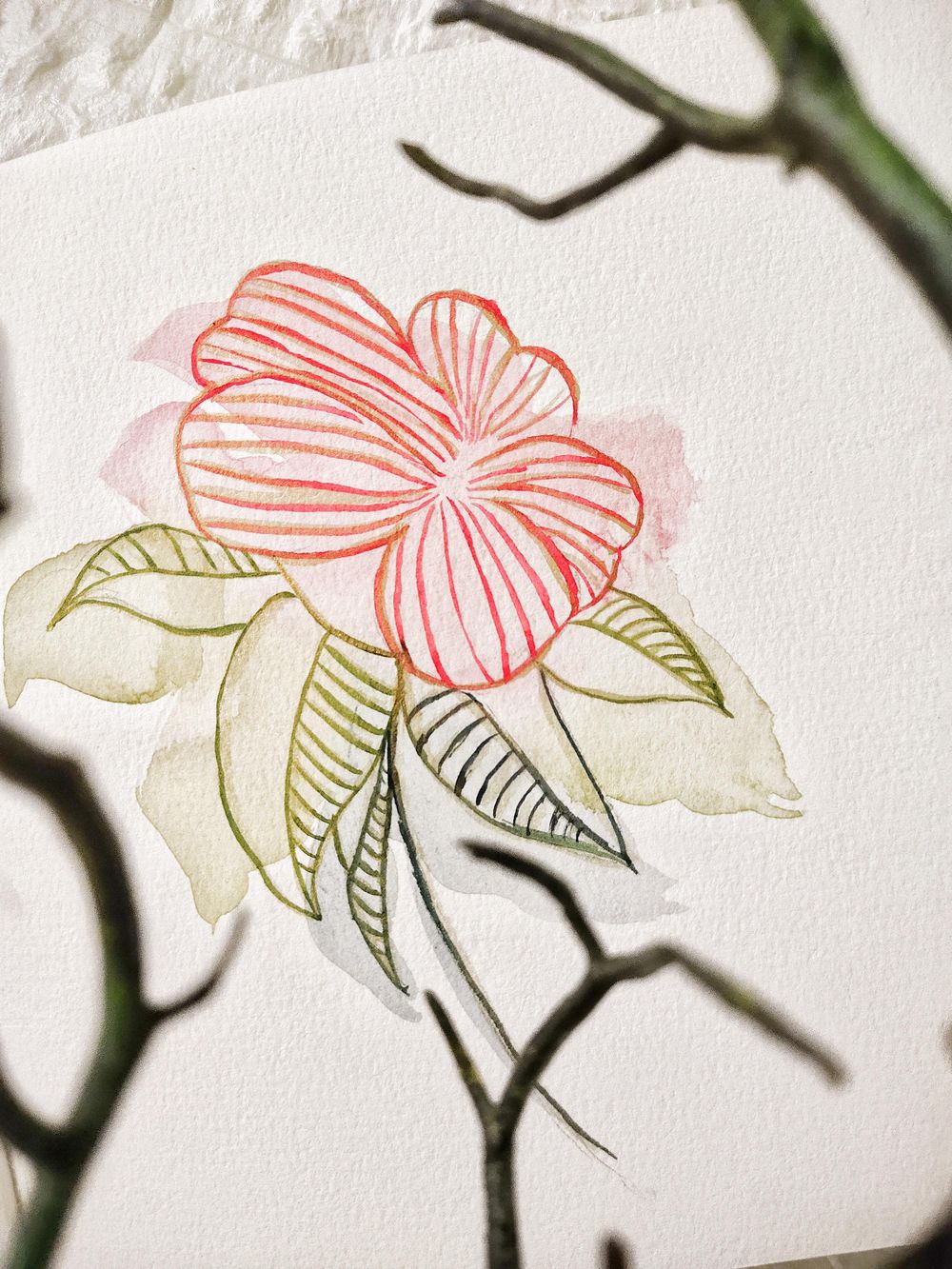 Relaxing Watercolor Flowers - image 1 - student project