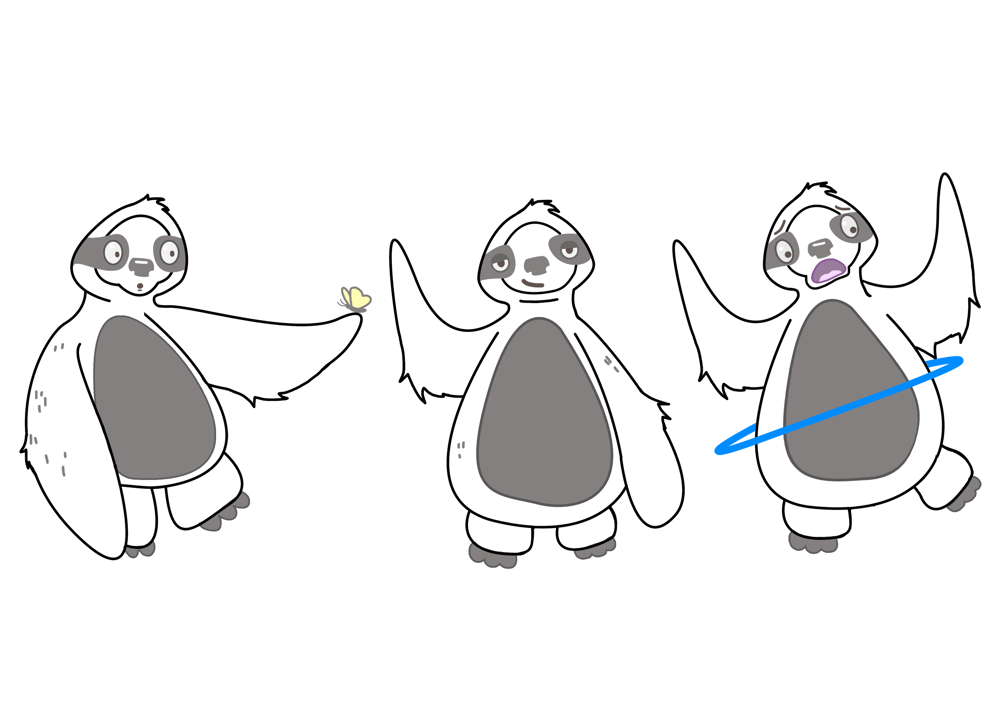 Sloth Character - image 5 - student project