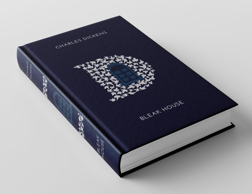Book Cover for 'Bleak House' of Charles Dickens - image 4 - student project