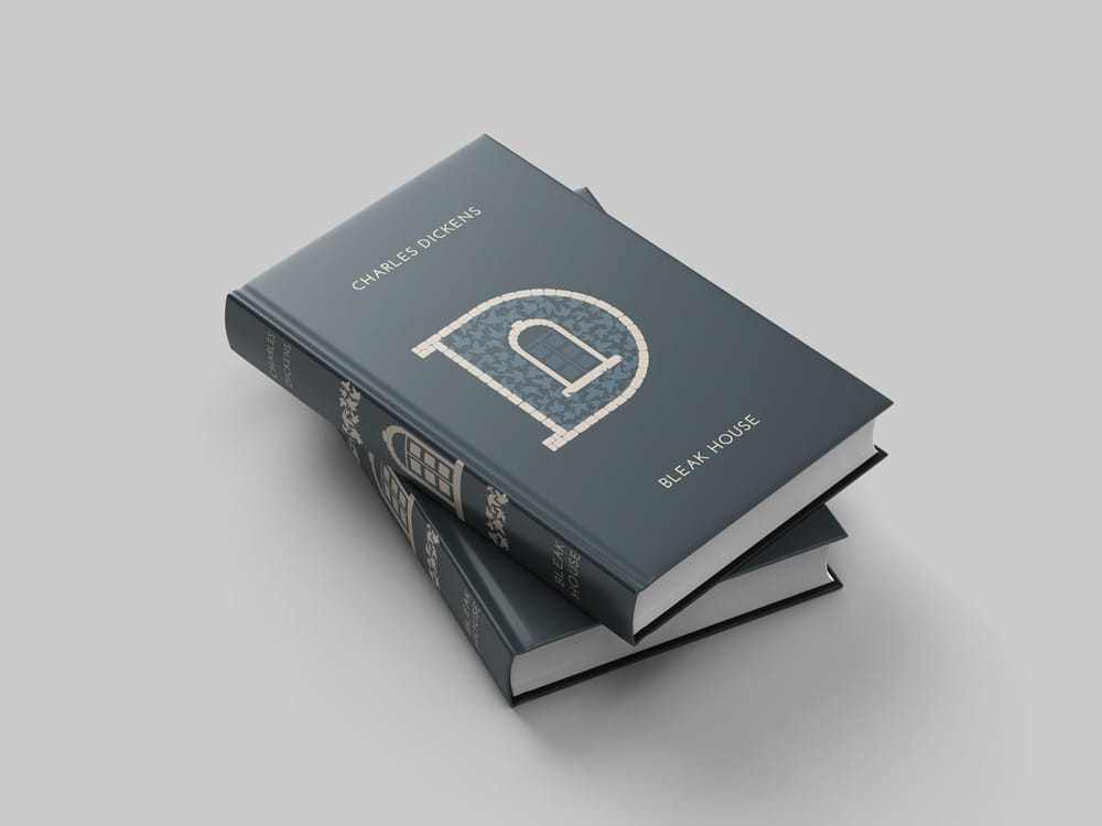 Book Cover for 'Bleak House' of Charles Dickens - image 7 - student project