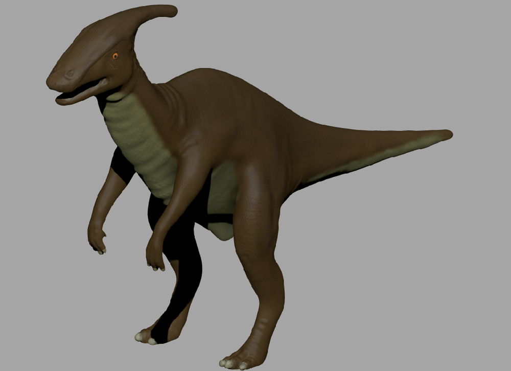 Hadrosaur - image 9 - student project