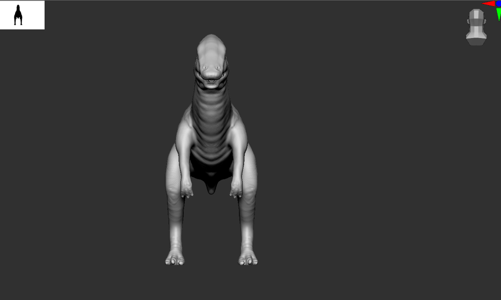 Hadrosaur - image 6 - student project