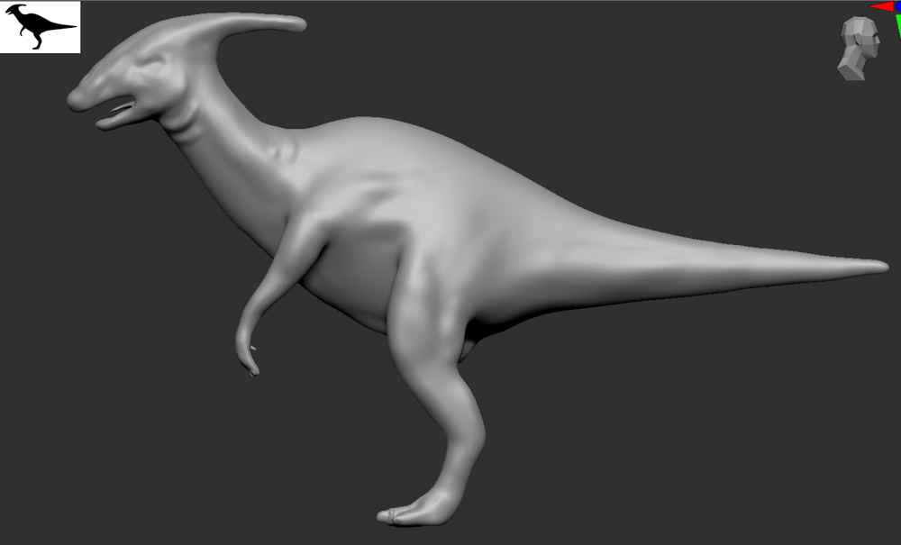 Hadrosaur - image 1 - student project