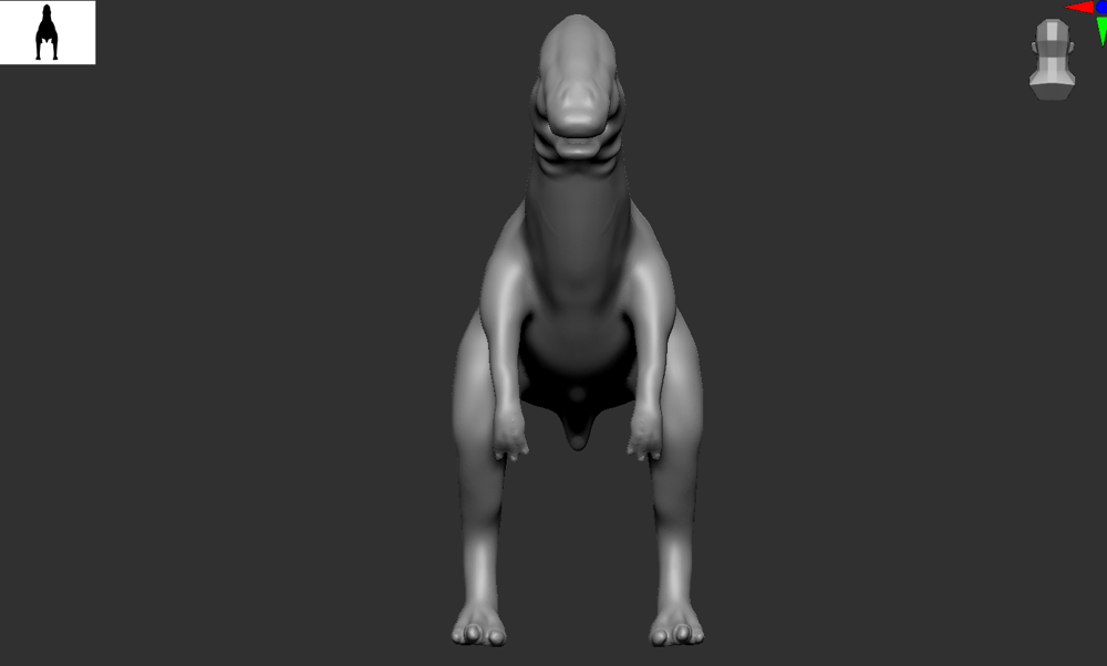 Hadrosaur - image 2 - student project