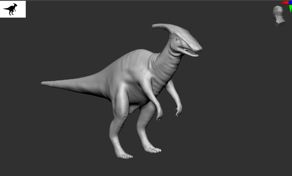 Hadrosaur - image 5 - student project