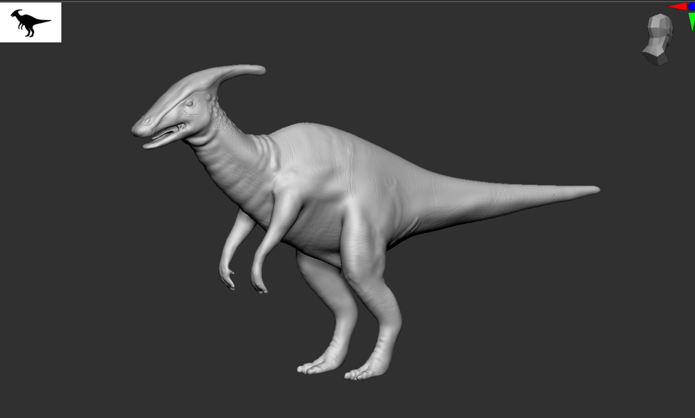 Hadrosaur - image 7 - student project