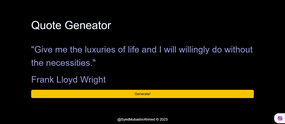 Quote-Generator - image 1 - student project