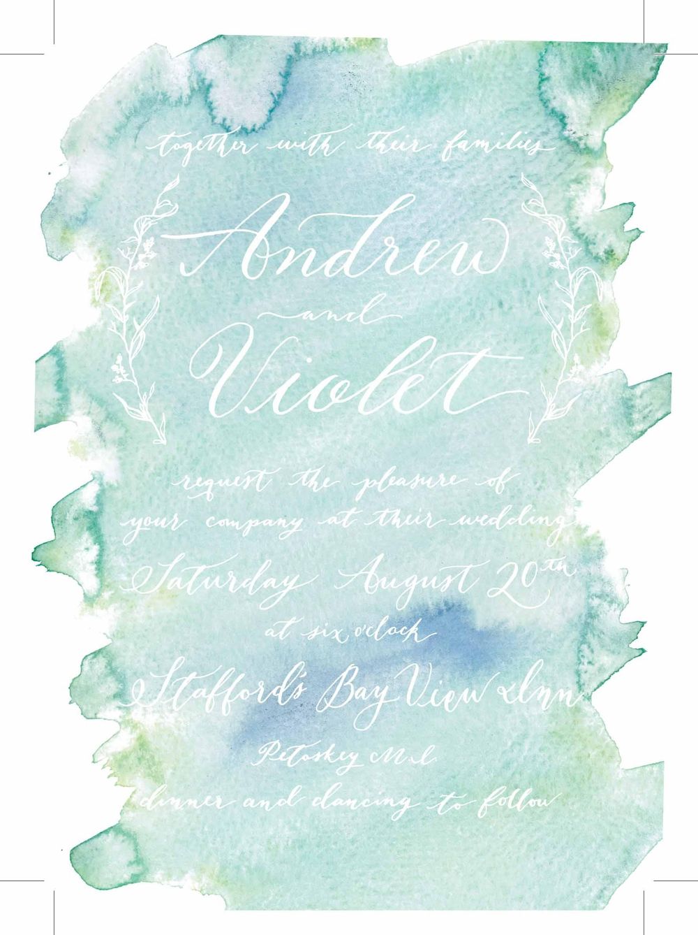Wedding Invitation Samples - image 3 - student project