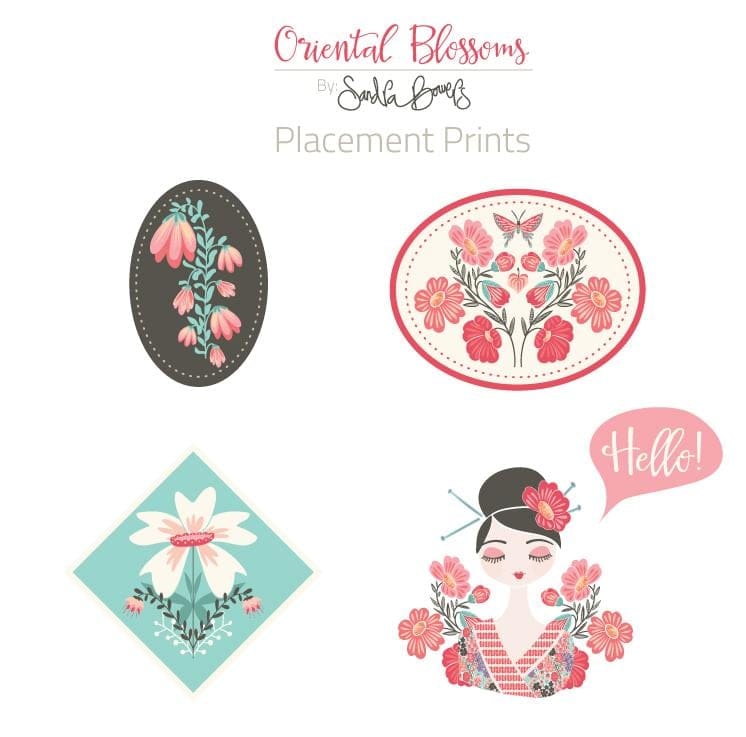 Oriental Blossoms Surface Design - Patterns Collection - image 5 - student project