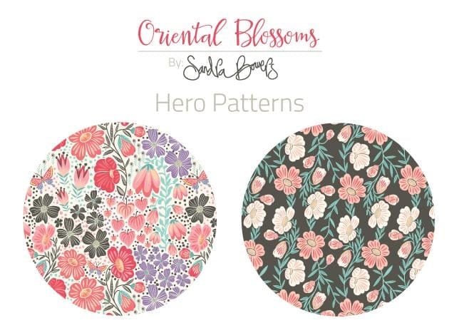 Oriental Blossoms Surface Design - Patterns Collection - image 3 - student project
