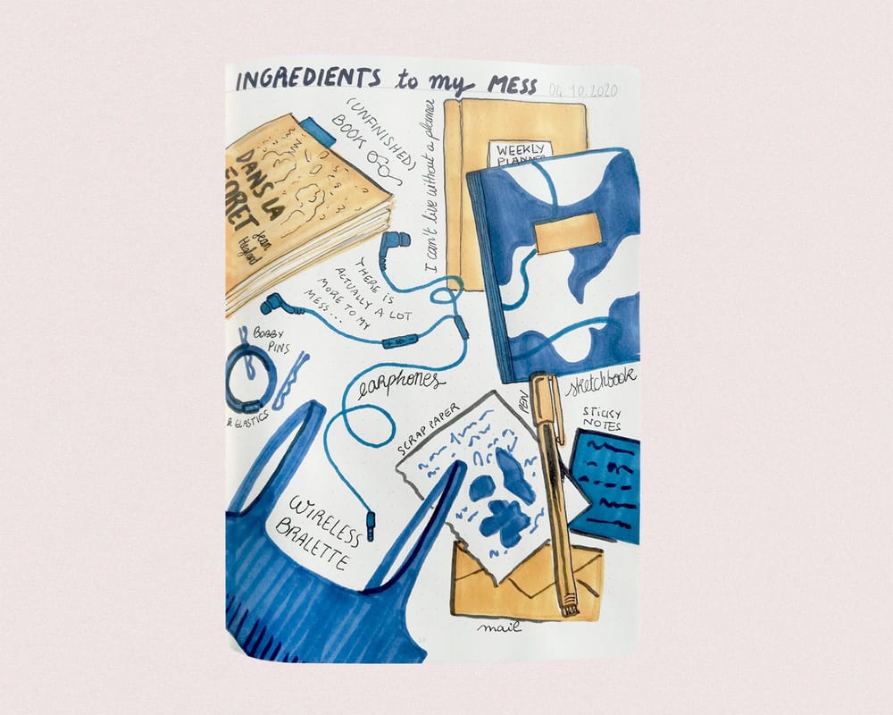 Illustrated journaling : 14 days of prompts - image 5 - student project