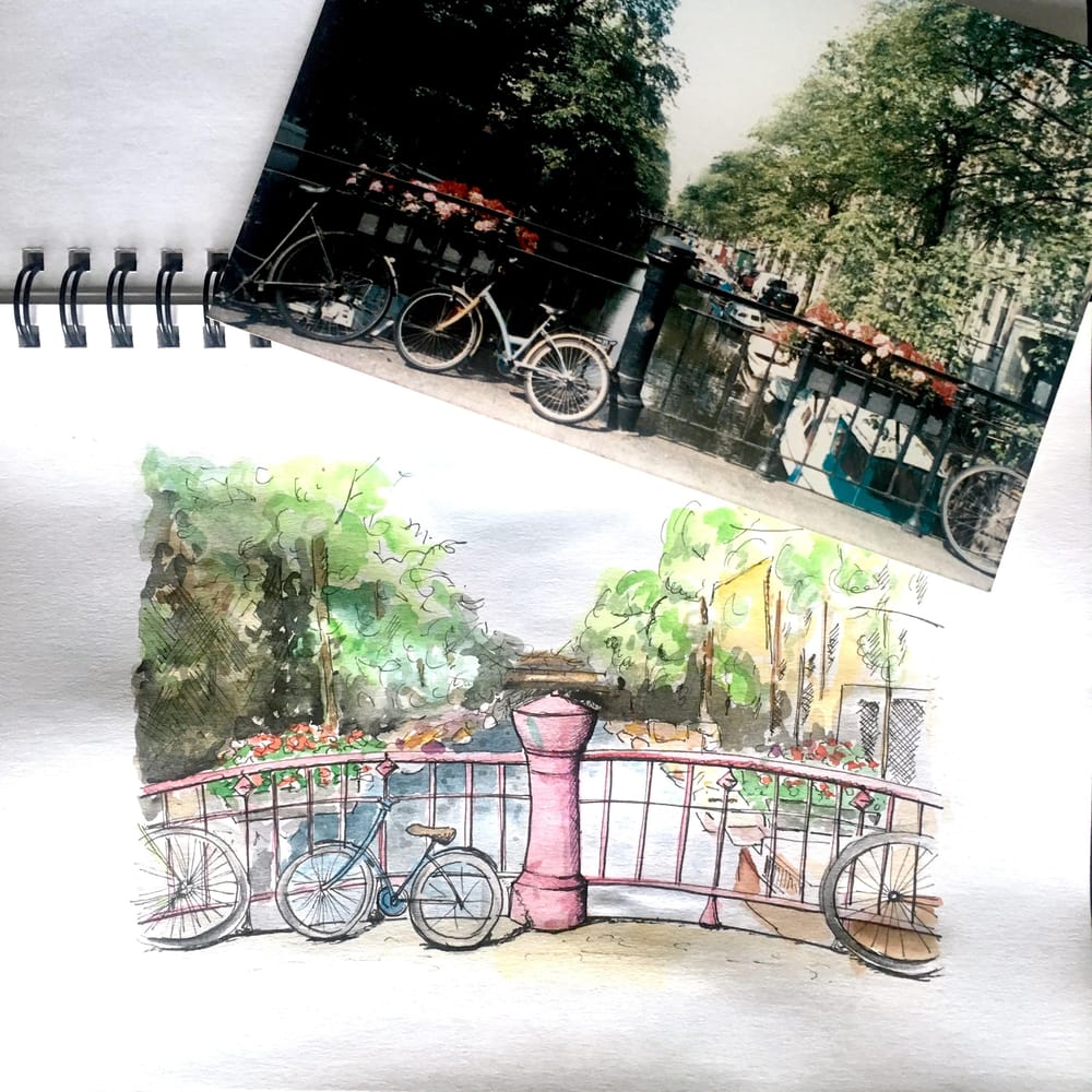 Urban Sketching - image 1 - student project
