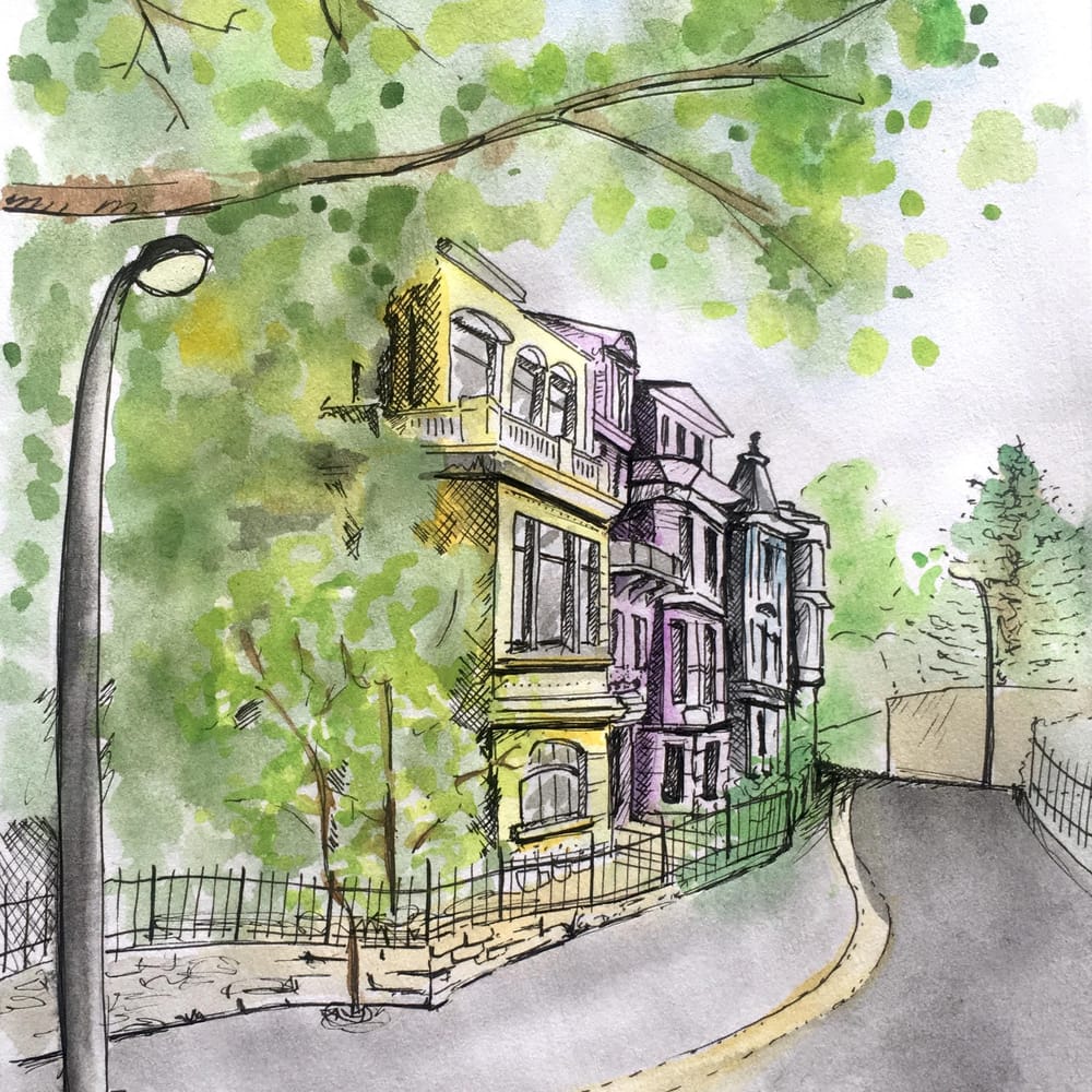 Urban Sketching - image 2 - student project