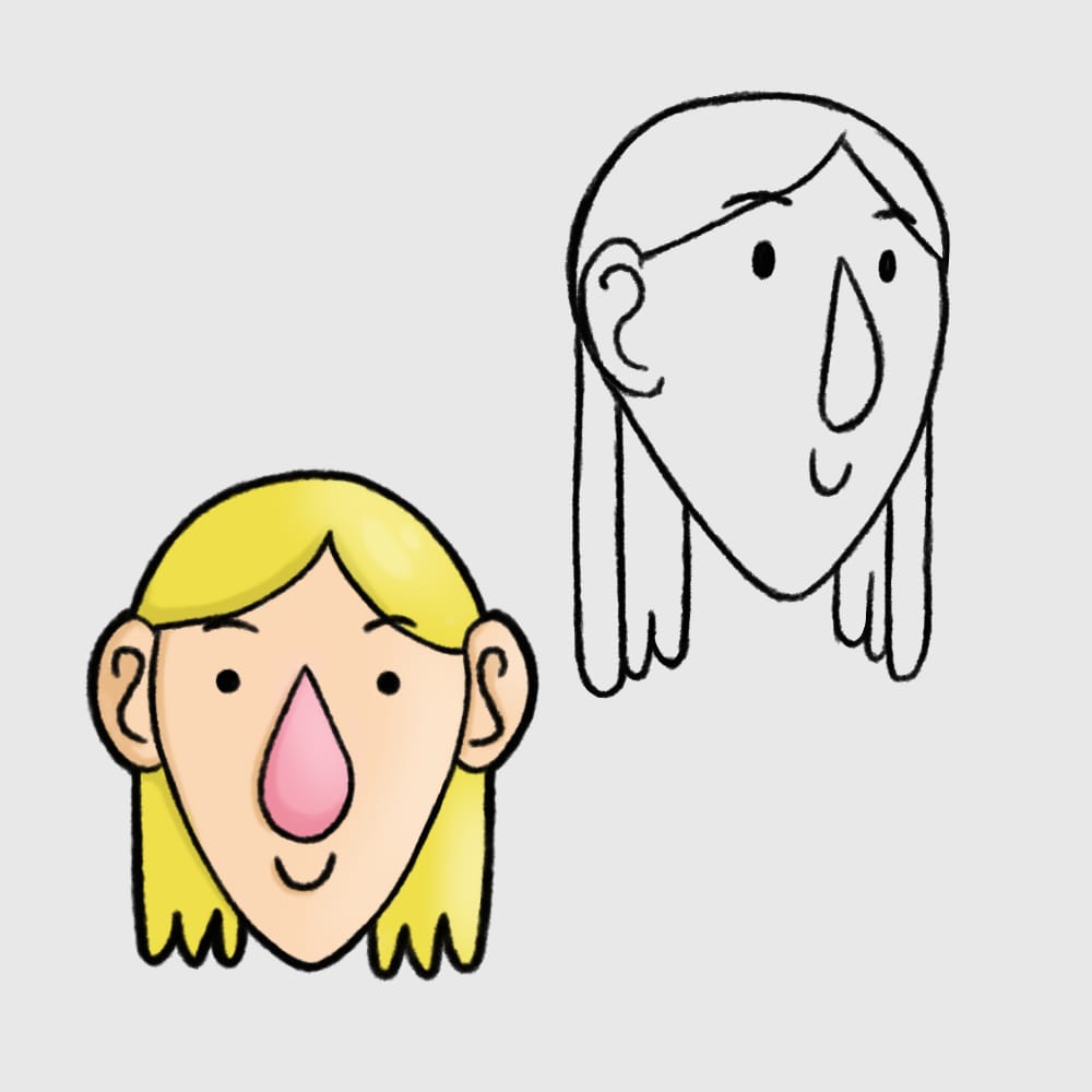 Cartooning 101 - image 1 - student project