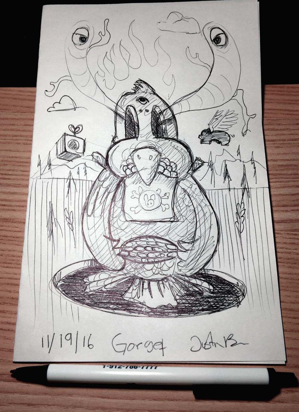 daily doodle drawings - image 1 - student project