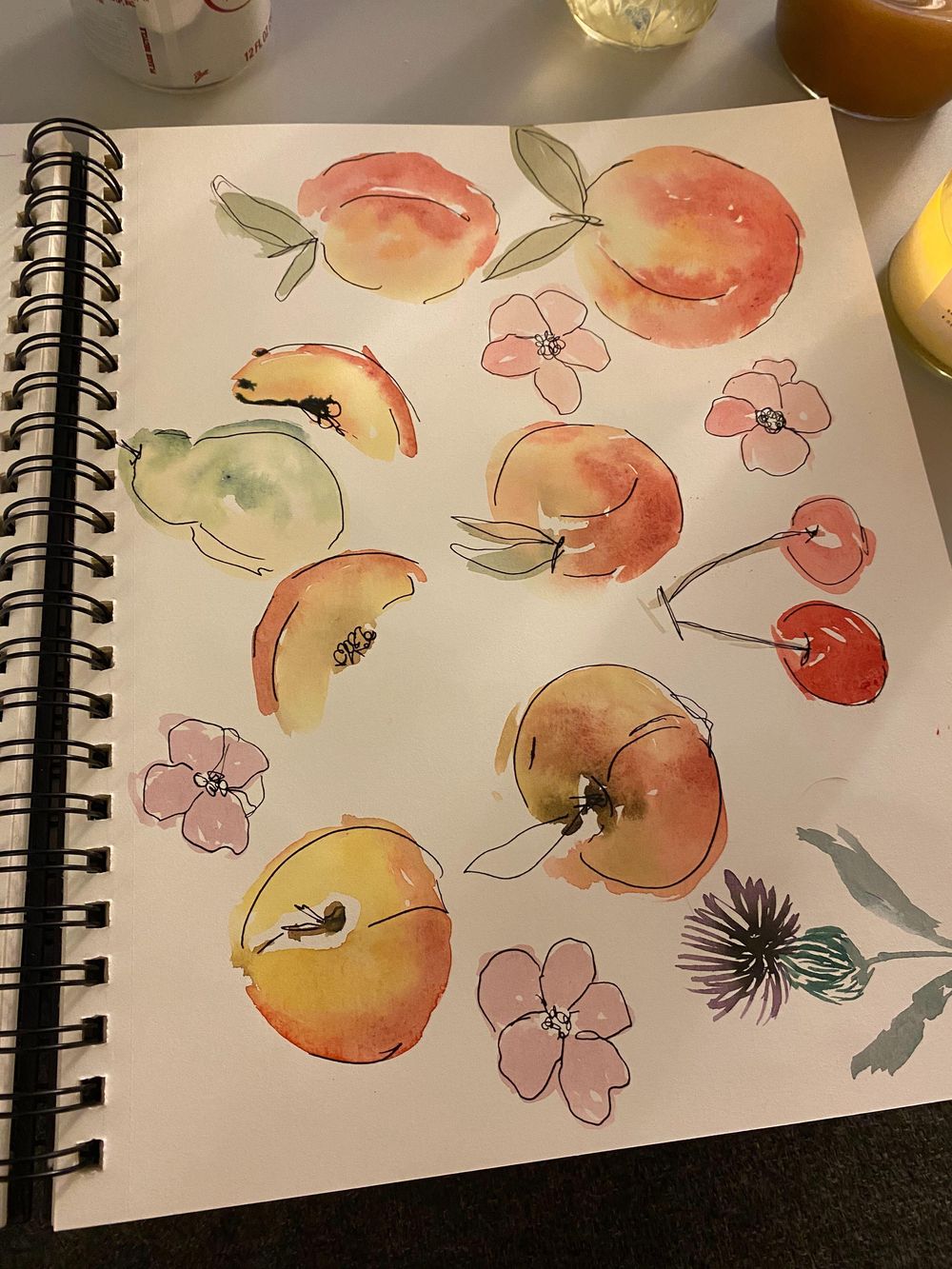 watercolor + ink practice - image 8 - student project
