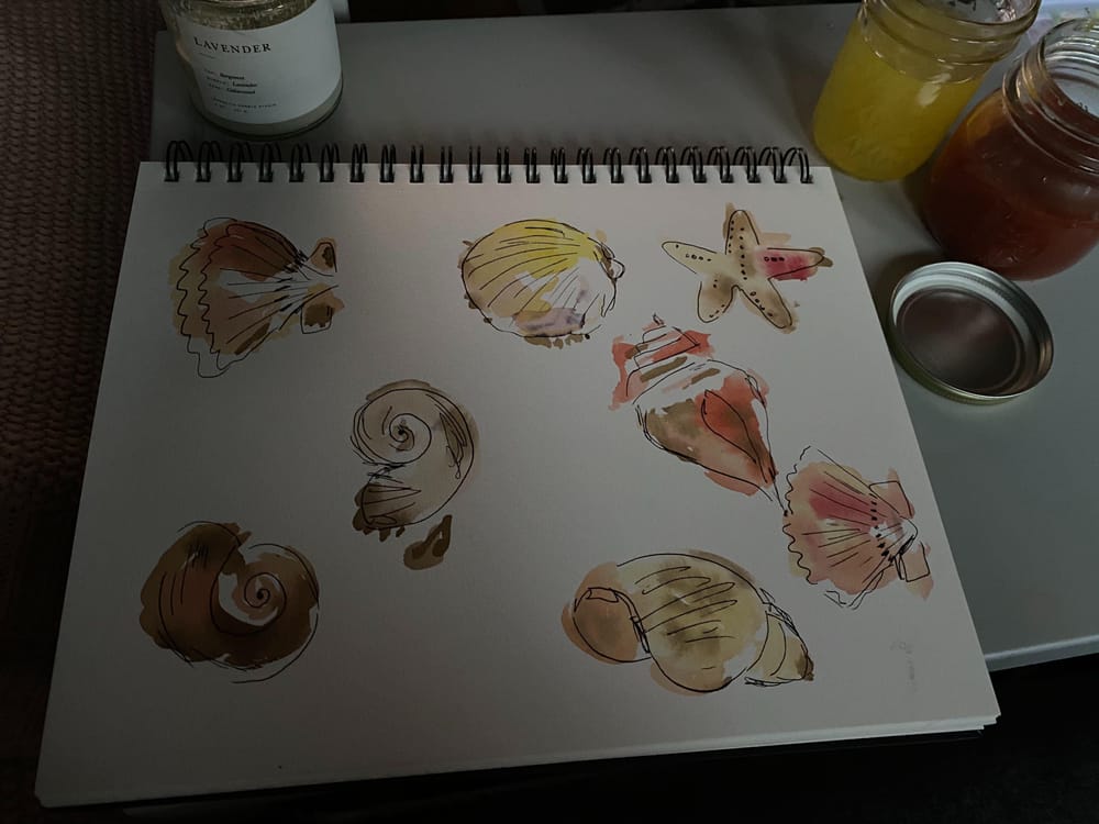 watercolor + ink practice - image 6 - student project