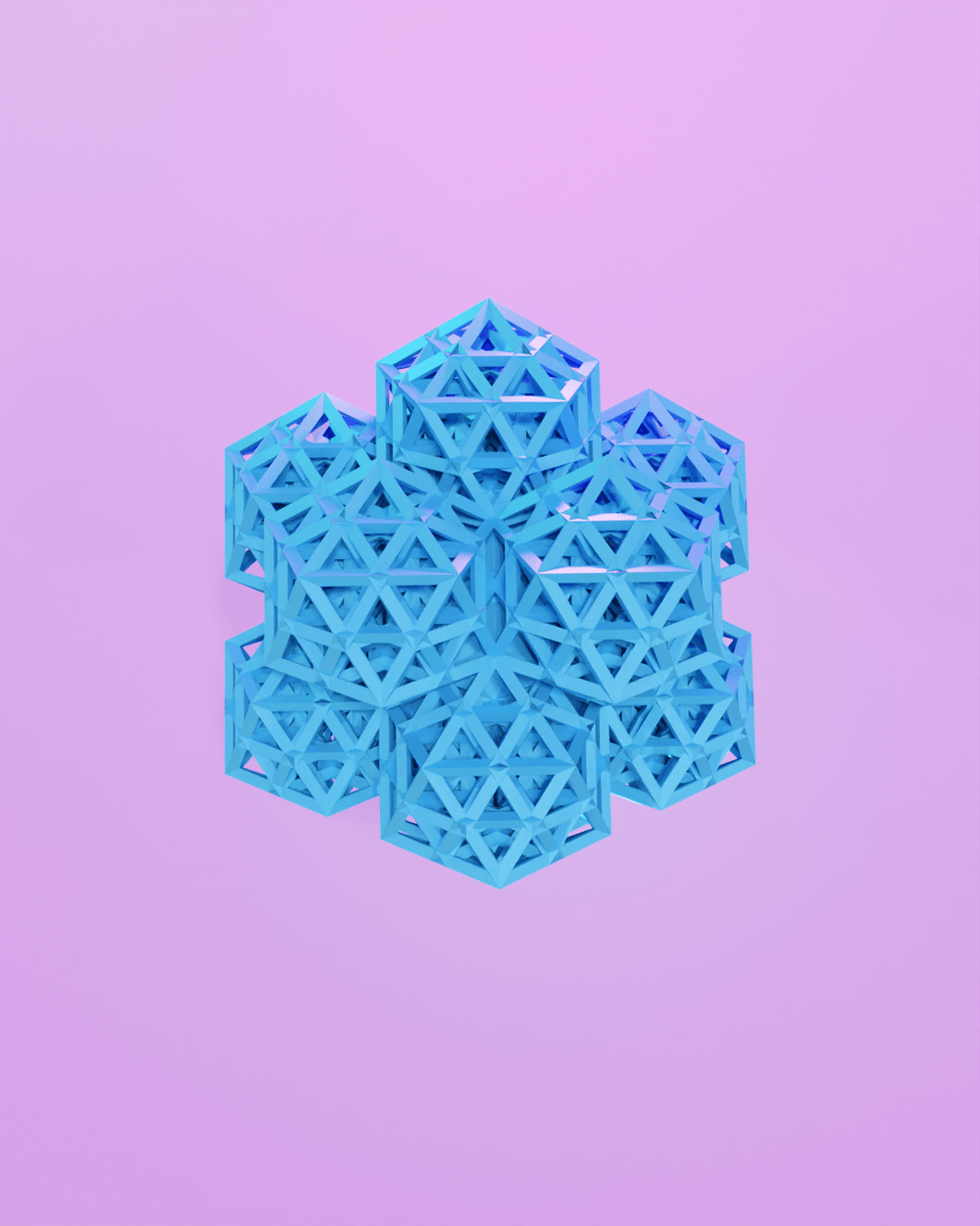 Fractales y módulos usando nodos de geometría - image 2 - student project