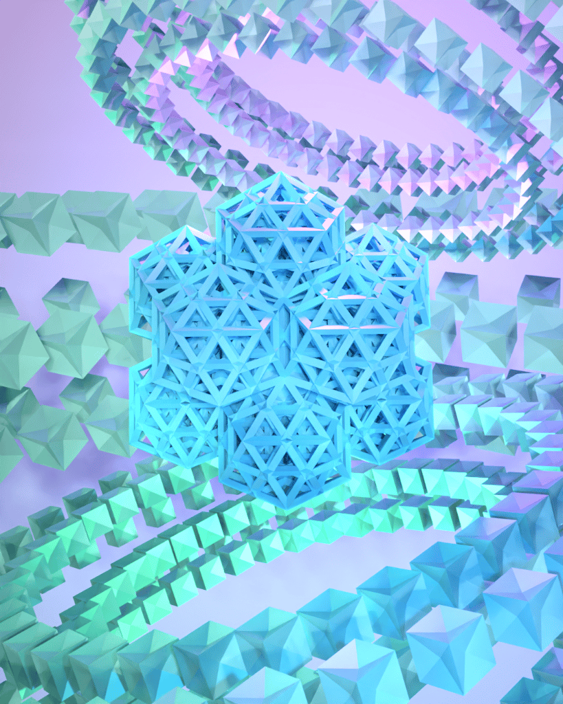 Fractales y módulos usando nodos de geometría - image 3 - student project