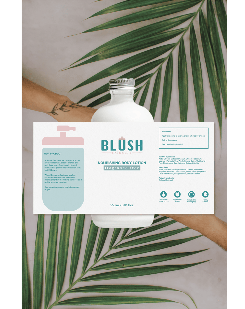 Blush Skincare Logo - image 2 - student project