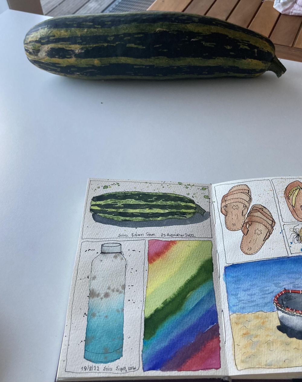 Updated! Summer vacation - My thumbnails and my corner at home - image 3 - student project