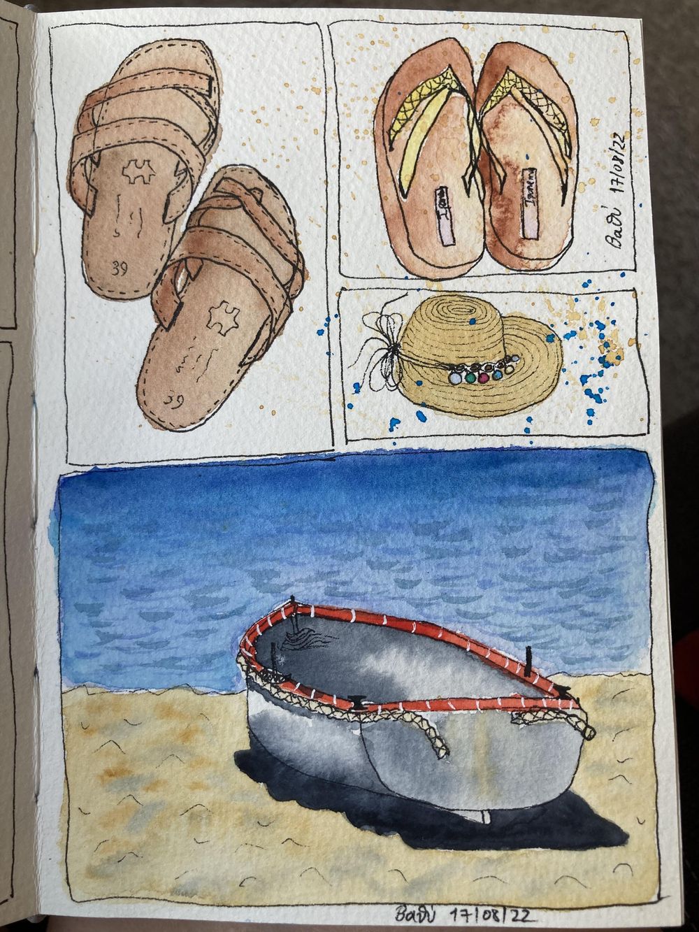 Updated! Summer vacation - My thumbnails and my corner at home - image 1 - student project