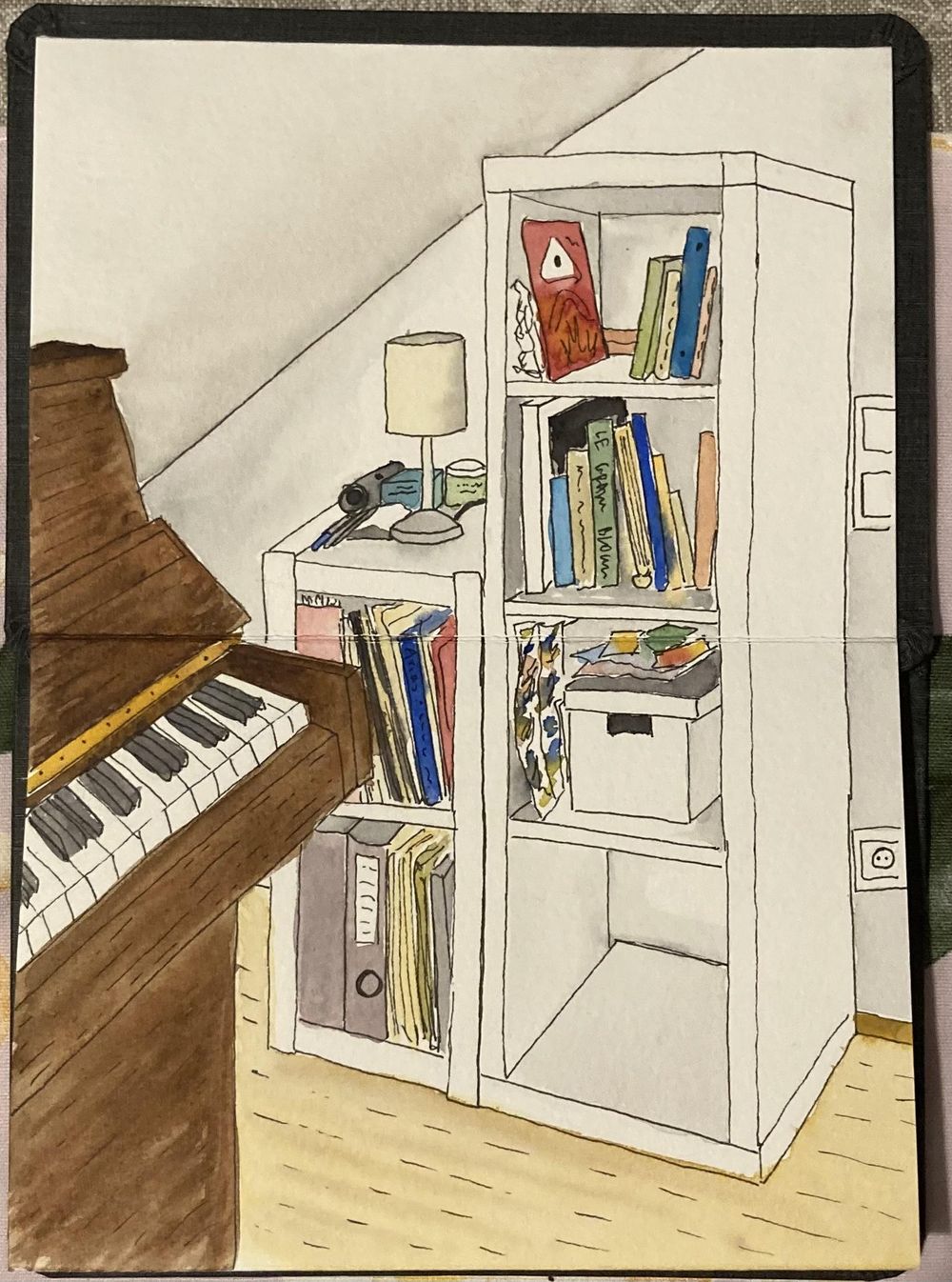 Updated! Summer vacation - My thumbnails and my corner at home - image 6 - student project