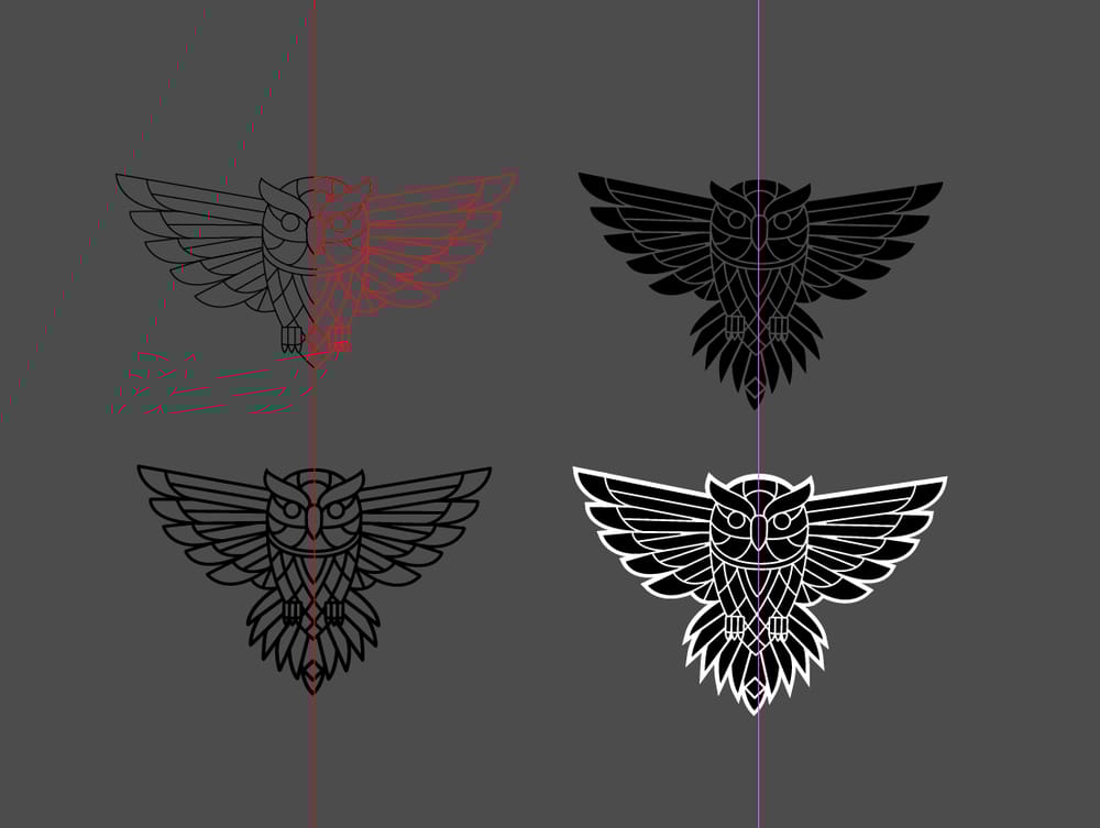my owl for the pen tool project - image 2 - student project