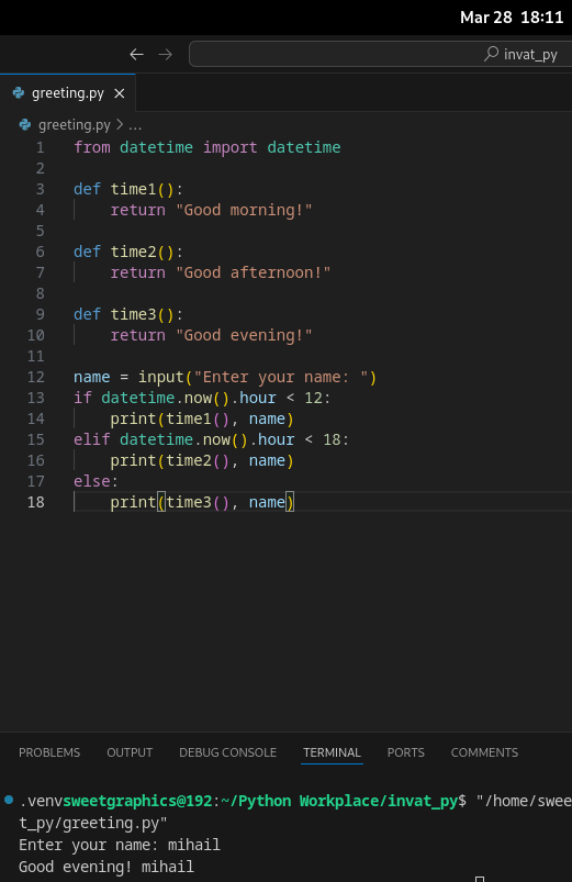 My python path - image 1 - student project