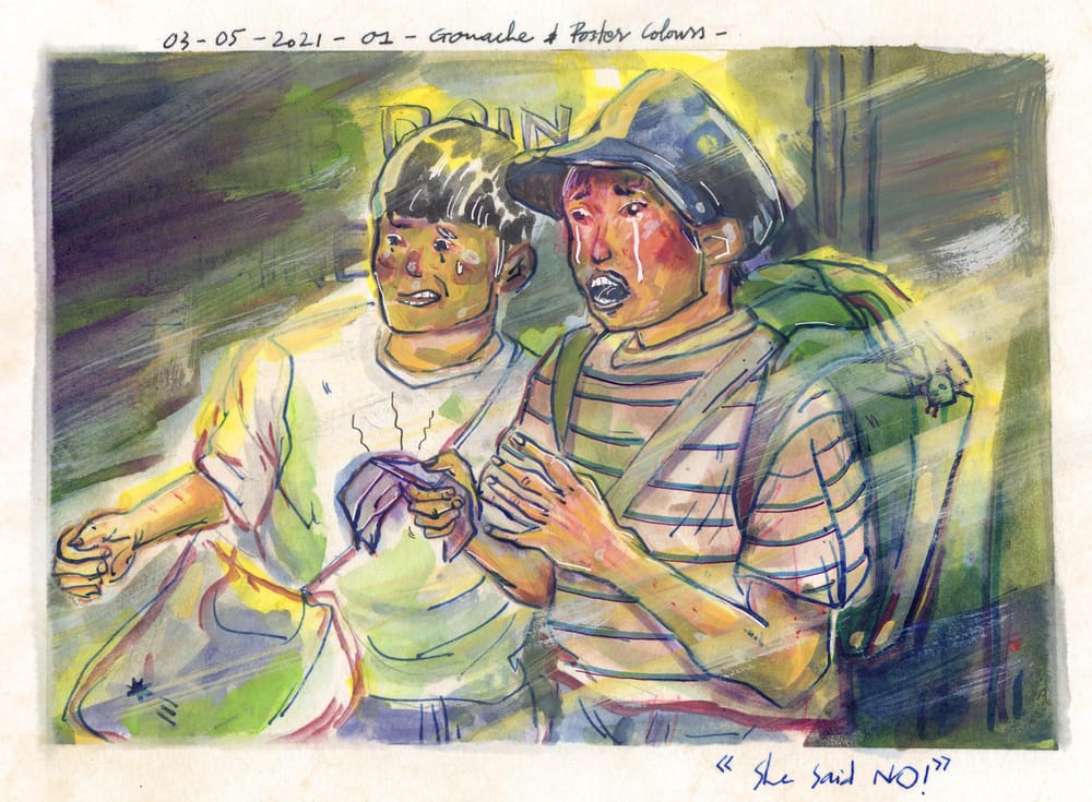High School Musical Fan Art ( But in country style) - image 4 - student project