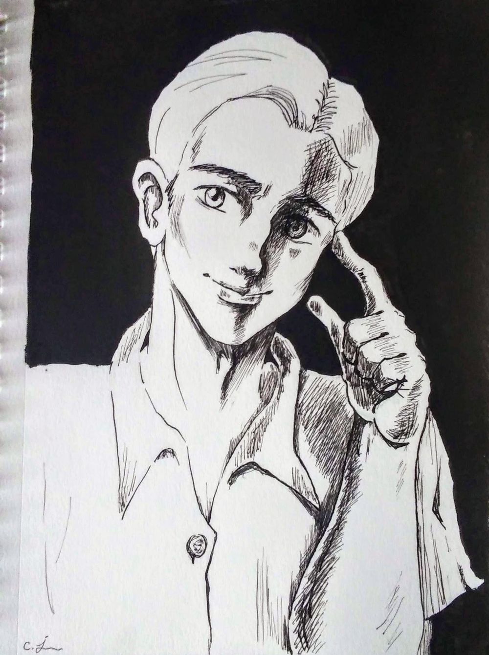 Brush and pen Ink Illustrations - image 2 - student project