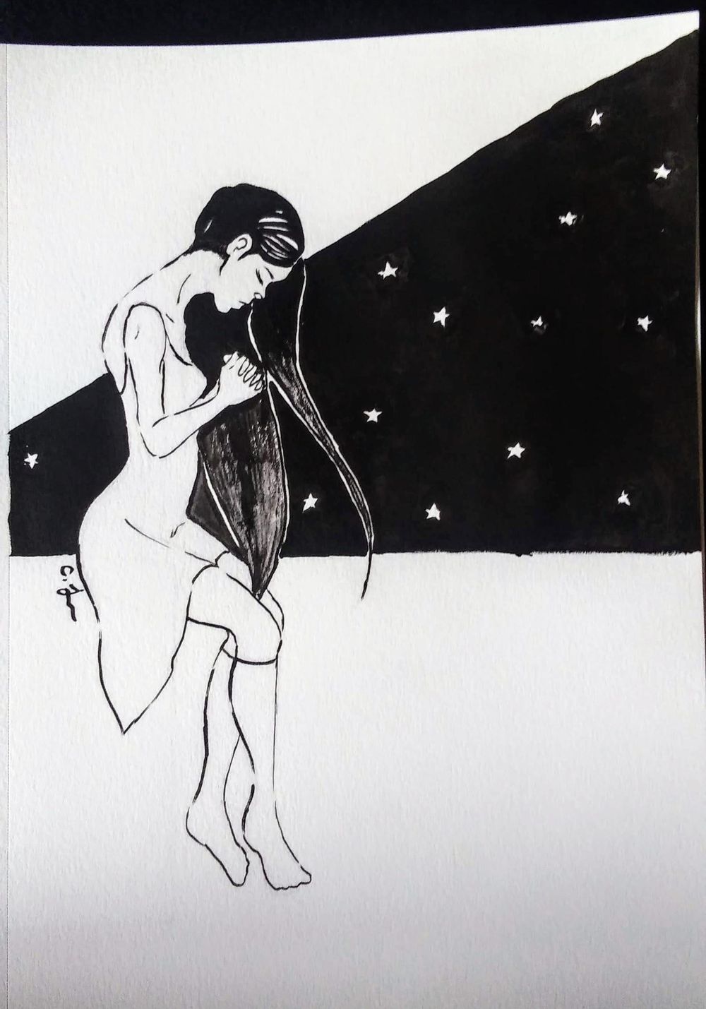 Brush and pen Ink Illustrations - image 4 - student project