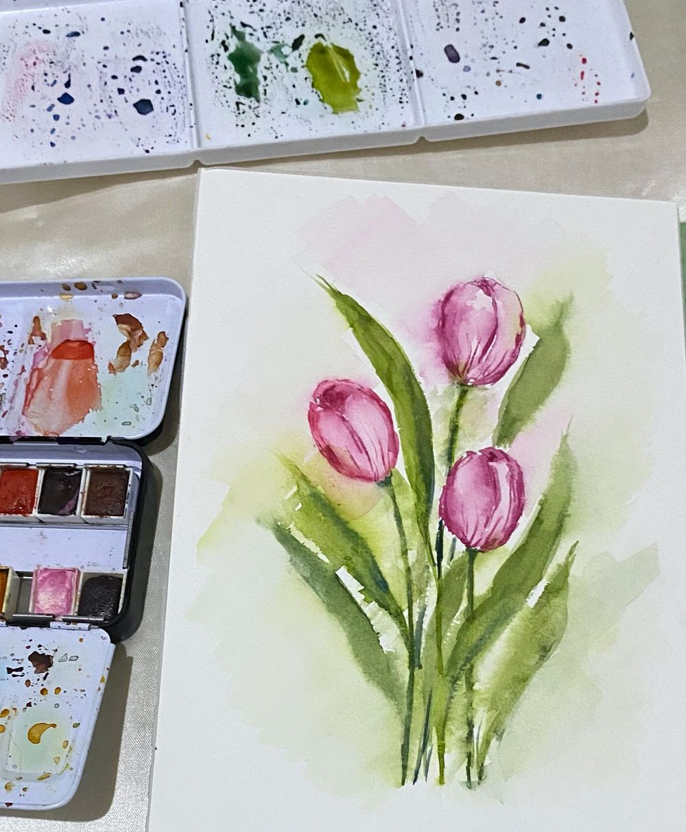 Spring Flowers - image 1 - student project