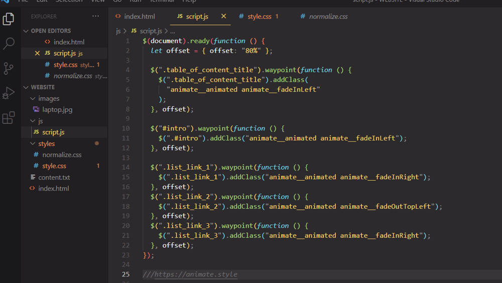 Project jQuery - image 1 - student project