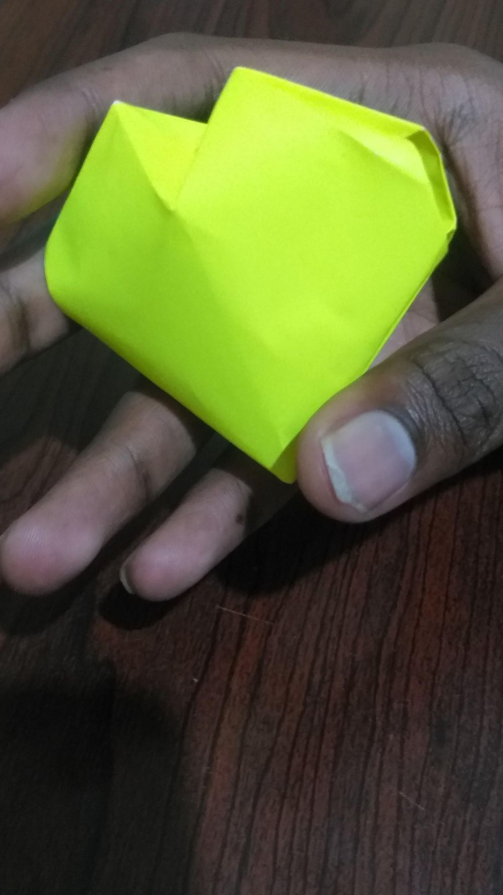Puffy 3d origami heart - image 3 - student project