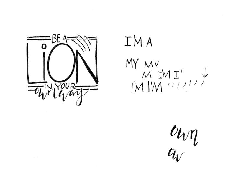 Be a Lion! (In Your Own Way) - image 3 - student project