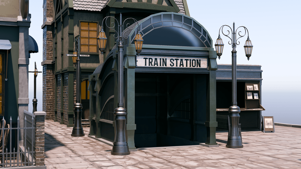 3D Victorian Town - image 7 - student project