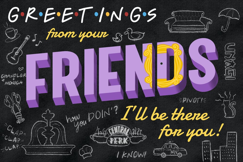 Friends Postcard - image 1 - student project
