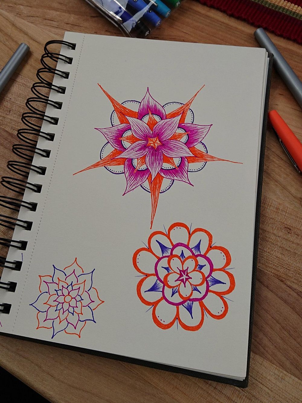 Abstract Flower Wallpaper - image 1 - student project