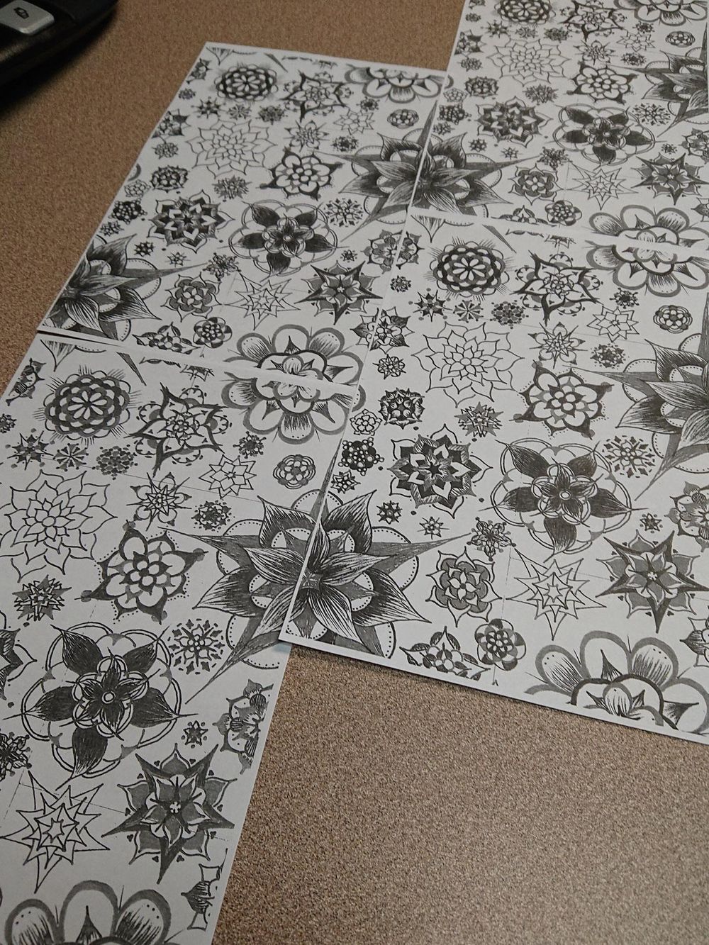Abstract Flower Wallpaper - image 5 - student project